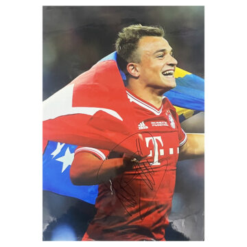 Xherdan Shaqiri Signed Poster Photo - 18x12 Bayern Munich Icon