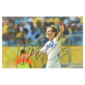 Signed Alessandro Diamanti Poster Photo - 18x12 Italy Icon