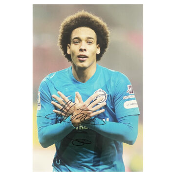 Signed Axel Witsel Poster Photo 18x12 - Zenit St Petersburg Icon