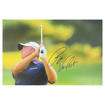 Bo Van Pelt Signed Poster Photo - 18x12 Golf Icon