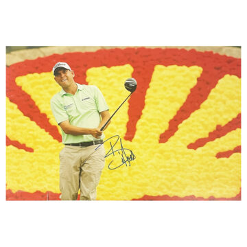 Signed Bill Haas Poster Photo - 18x12 Golf Icon