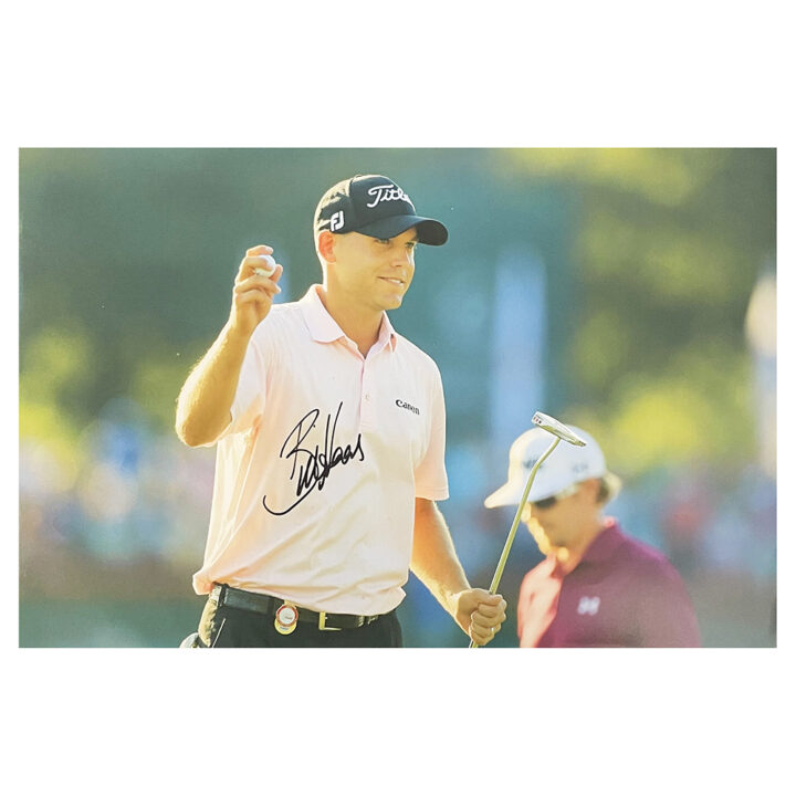 Bill Haas Signed Poster Photo - 18x12 Golf Icon