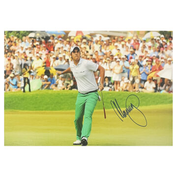 Signed Matteo Manassero Poster Photo - 18x12 Golf Icon Autograph