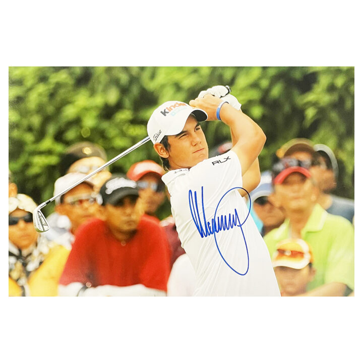 Signed Matteo Manassero Poster Photo - 18x12 Golf Autograph