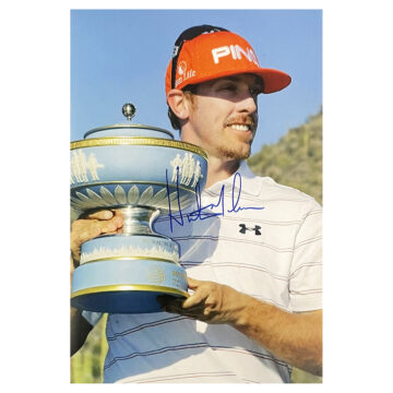 Signed Hunter Mahan Poster Photo - 18x12 Golf Icon Autograph