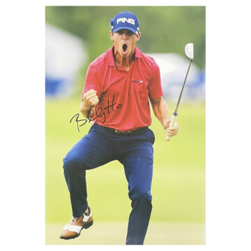 Signed Billy Horschel Poster Photo - 18x12 Golf Icon (Damaged)