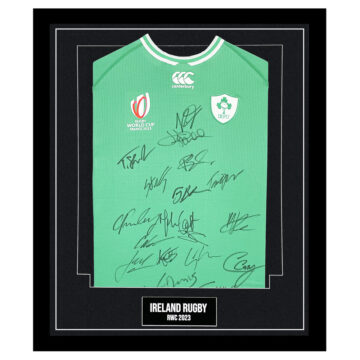 Ireland Rugby Signed Framed Shirt – RWC 2023 Autograph