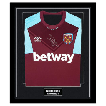 Jarrod Bowen Signed Framed Shirt - West Ham United FC