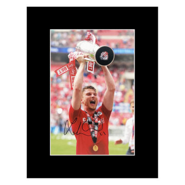 Sam Winnall Signed Photo Display - 16x12 League One Play-Off Winner 2016