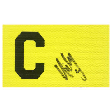 Signed Aaron Hickey Captain Armband - Brentford Icon