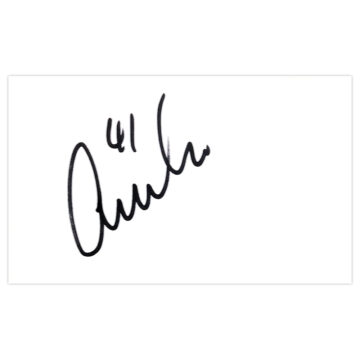 Signed Aiden O'Neill White Card - Australia Icon