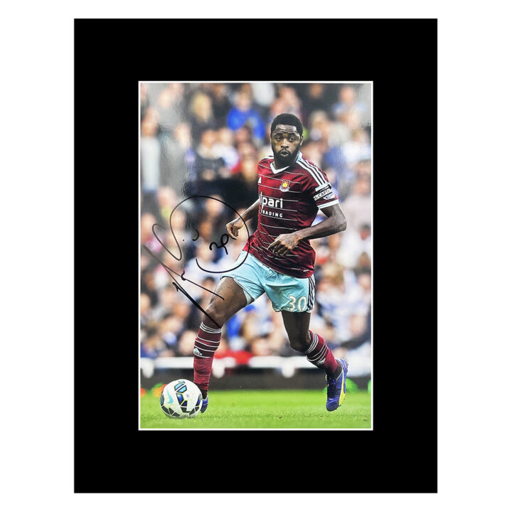 Signed Alex Song Photo Display - 16x12 West Ham United Autograph