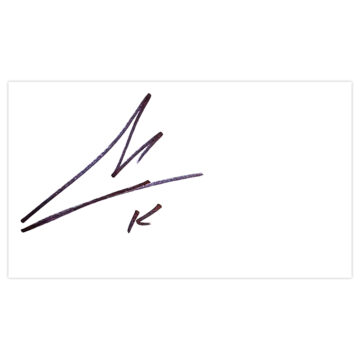 Signed Alou Diarra White Card - France Autograph