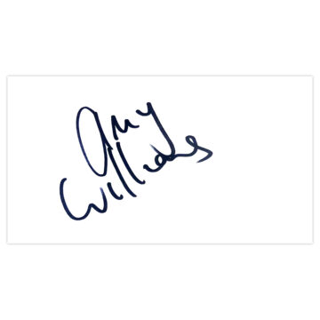 Signed Amy Williams White Card - Olympic Icon