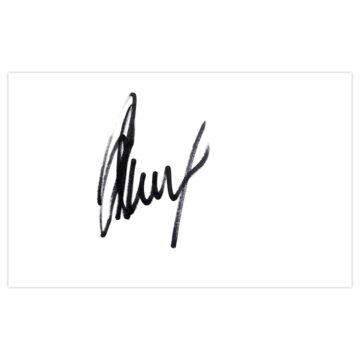 Signed Angelo Di Livio White Card - Italy Autograph