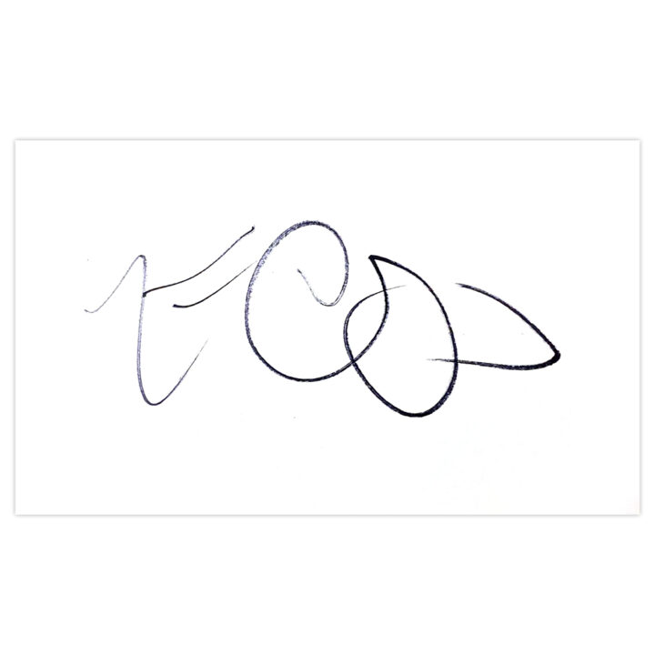 Signed Anthony Ogogo White Card - Boxing Autograph