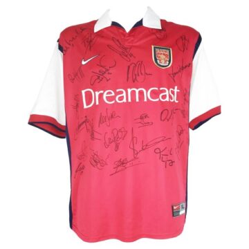 Signed Arsenal FC Jersey - Squad Autograph 2000