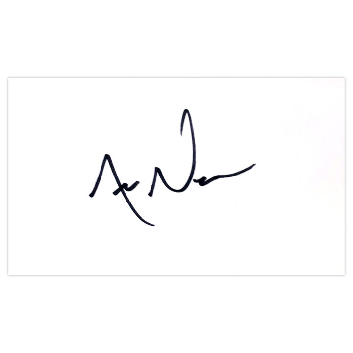 Signed Avi Nash White Card - TV Autograph