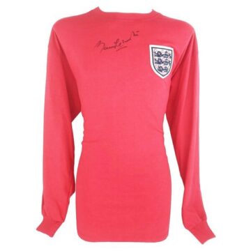 Signed Bobby Charlton Shirt - England World Cup 1966 Icon