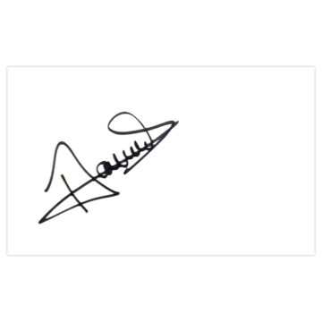 Signed Boris Mathis White Card - Northampton Town Icon