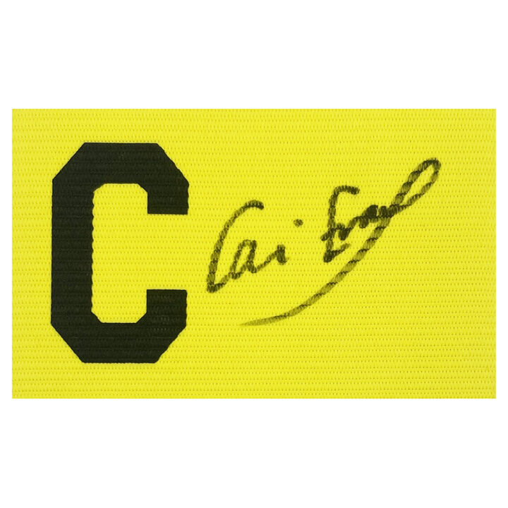 Signed Cai Evans Captain Armbands - Wales Rugby Icon