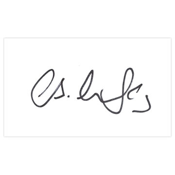 Signed Callum Reilly White Card - Birmingham City Autograph