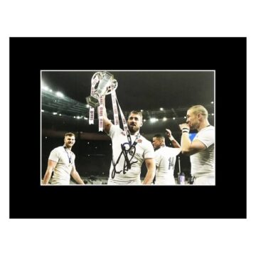 Signed Chris Robshaw Photo Display - Grand Slam