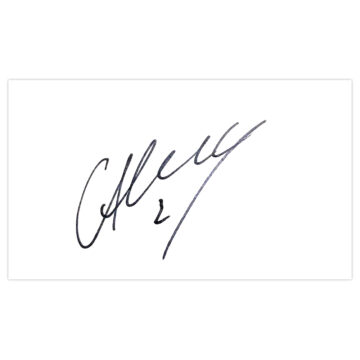 Signed Craig Alcock White Card - Yeovil Town Autograph