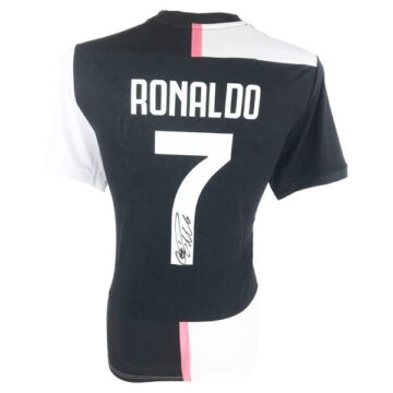 Signed Cristiano Ronaldo Juventus Shirt – Serie A Champions 2020