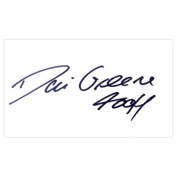 Signed Dai Greene White Card - 400m Hurdles Icon