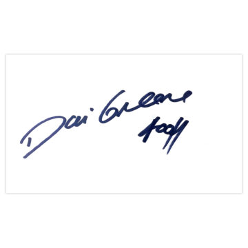 Signed Dai Greene White Card - Olympic Icon