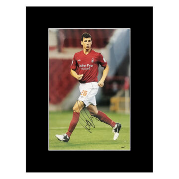 Signed Daniel Ayala Photo Display - 16x12 Nottingham Forest Autograph