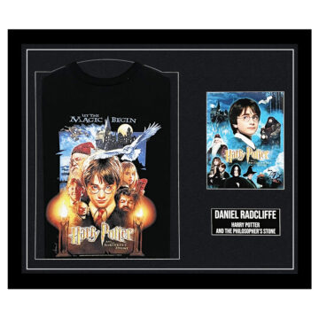 Signed Daniel Radcliffe Framed Display Shirt - Harry Potter And The Philosopher’s Stone