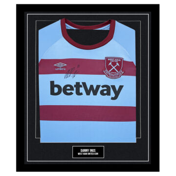 Signed Danny Ings Framed Shirt - West Ham United FC Icon