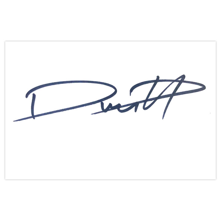 Signed Darleys Perez White Card - Boxing Icon Autograph