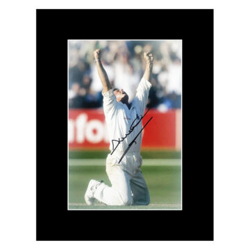 Signed Darren Gough Photo Display - 16x12 England Cricket Autograph