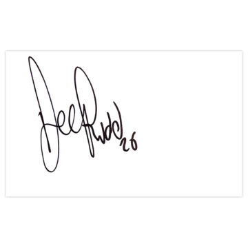 Signed Declan Rudd White Card - Norwich City Autograph