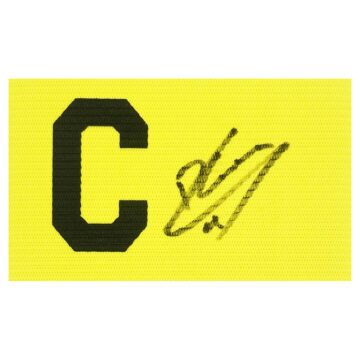 Signed Dimitrios Goutas Captain Armband - Cardiff City Icon