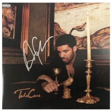 Signed Drake Vinyl Record - Take Care Album Cover