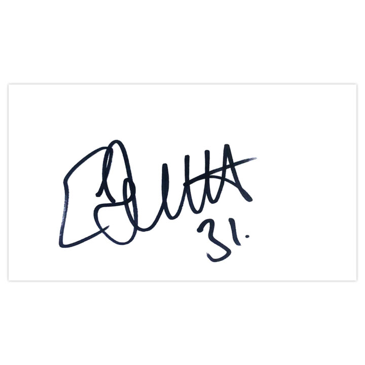 Signed Elliott Bennett White Card - Shrewsbury Town Autograph