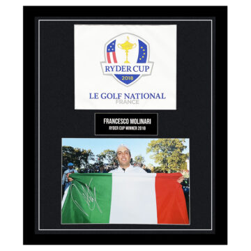 Signed Francesco Molinari Framed Display - Ryder Cup Winner 2018