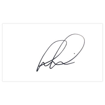 Signed Frank Fielding White Card - Bristol City Autograph