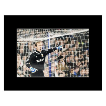 Signed Gerhard Tremmel Photo Display - 16x12 Swansea City Icon