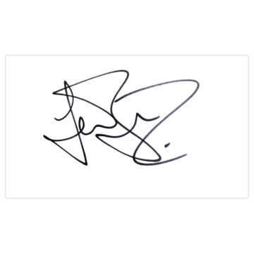 Signed Ian Bennett White Card - Birmingham City Autograph