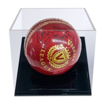 Signed Ian Botham Framed Cricket Ball - Ashes Icon Autograph