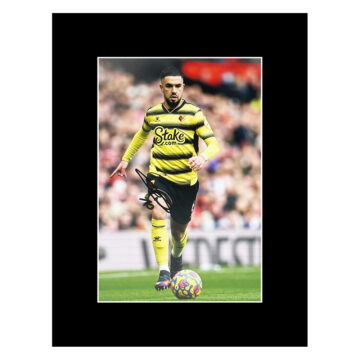 Signed Imran Louza Photo Display - 16x12 Watford FC Icon