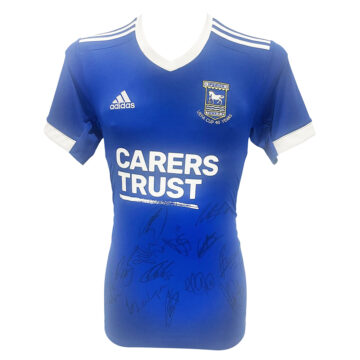 Signed Ipswich Town Shirt FC - UEFA Cup 40 Years Anniversary Jersey