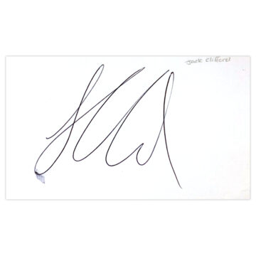 Signed Jack Clifford White Card - Harlequins Autograph