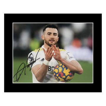 Signed Jack Harrison Photo Display - 12x10 Leeds United Icon