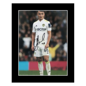 Signed Jamie Shackleton Photo Display - 12x10 Leeds United Icon